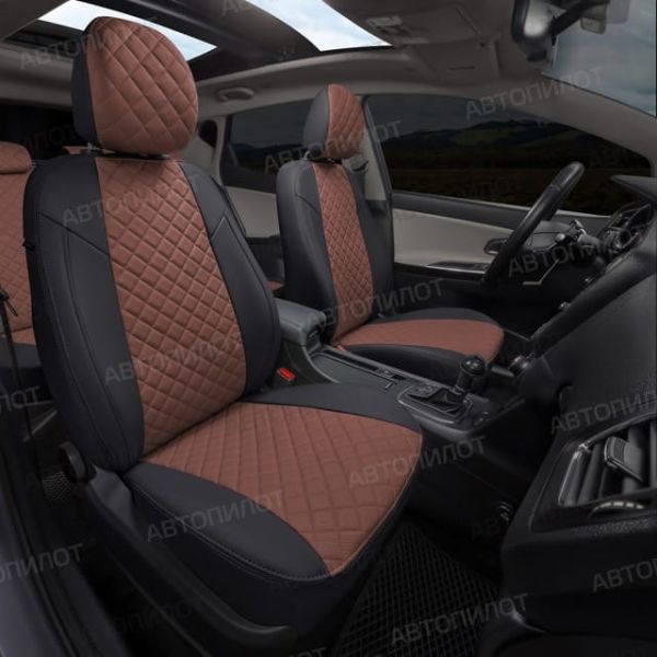 Чехлы Автопилот Экокожа Ромб на Jaecoo J7 (2023+)