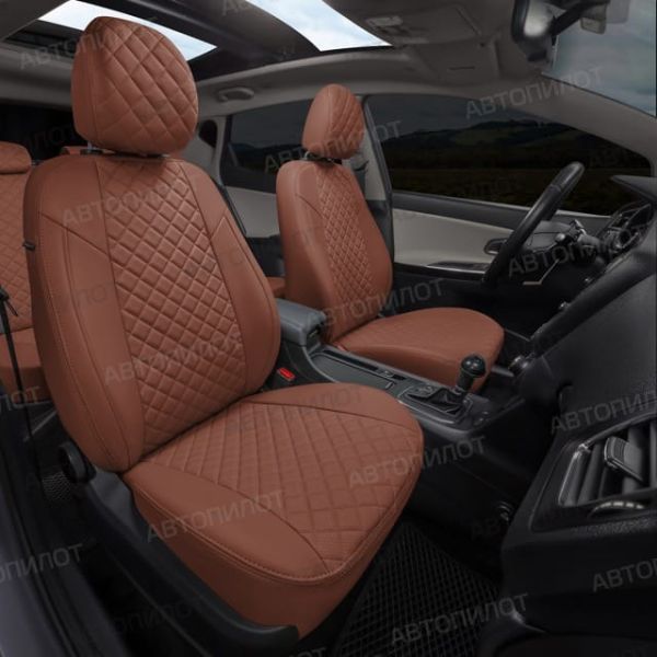 Чехлы Автопилот Экокожа Ромб на Jaecoo J7 (2023+)