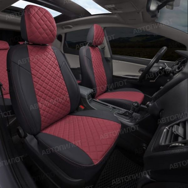 Чехлы Автопилот Экокожа Ромб на Jaecoo J7 (2023+)