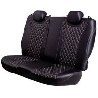 Чехлы Премиум Экокожа Байрон Ромб на Kia Venga -1, 02.2010-05.2015, YN, РЗС60/40, 3Г