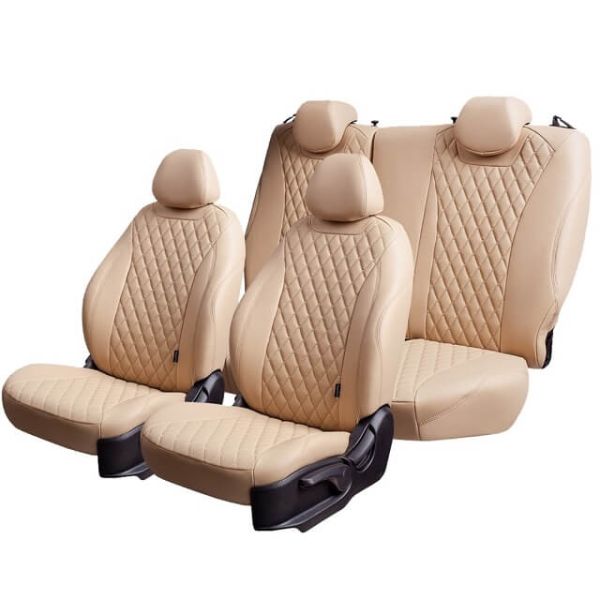 Чехлы Премиум Экокожа Байрон Ромб на Kia Venga -1, 02.2010-05.2015, YN, РЗС60/40, 3Г