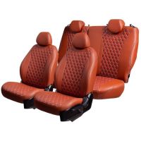 Чехлы Премиум Экокожа Байрон Ромб на Kia Venga -1, 02.2010-05.2015, YN, РЗС60/40, 3Г