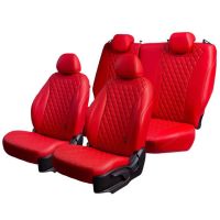 Чехлы Премиум Экокожа Байрон Ромб на Kia Venga -1, 02.2010-05.2015, YN, РЗС60/40, 3Г