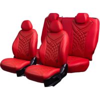 Чехлы Премиум Экокожа Байрон Президент|Жук на Kia Venga -1, 02.2010-05.2015, YN, РЗС60/40, 3Г