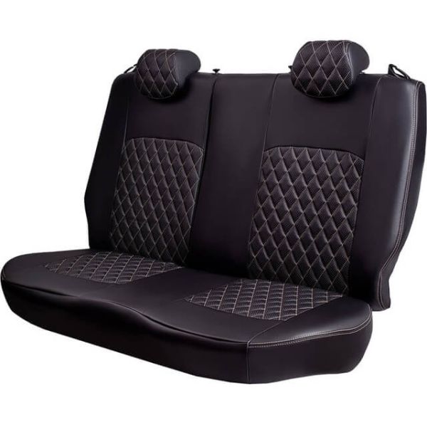 Чехлы Экокожа Турин Ромб на Kia Venga -1, 02.2010-05.2015, YN, РЗС60/40, 3Г