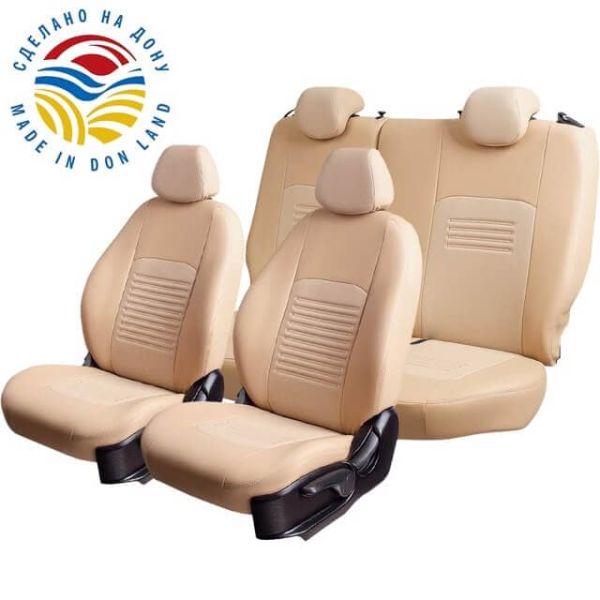 Чехлы Экокожа Турин Классик на Kia Venga -1, 02.2010-05.2015, YN, РЗС60/40, 3Г