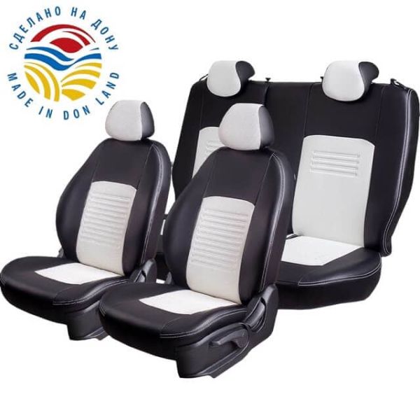 Чехлы Экокожа Турин Классик на Kia Venga -1, 02.2010-05.2015, YN, РЗС60/40, 3Г